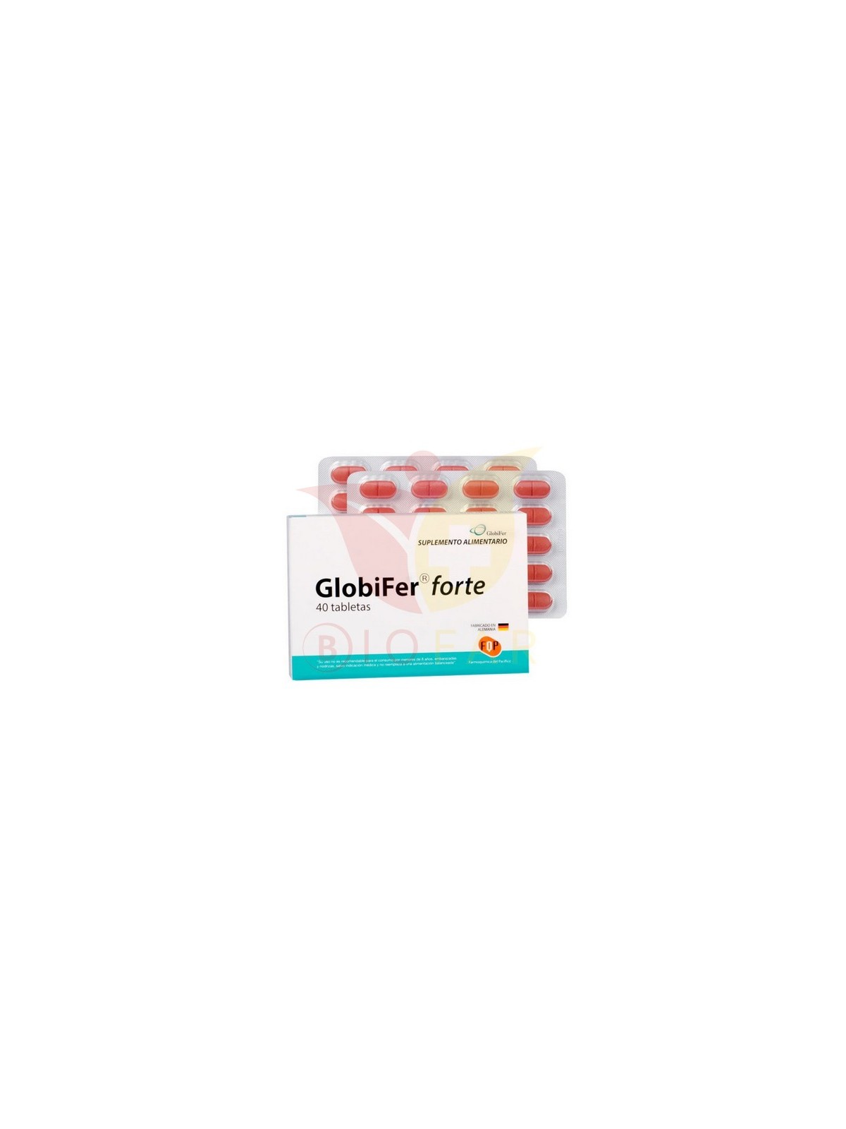 GLOBIFER FORTE SUP. ALIM. X 40 TABLETAS