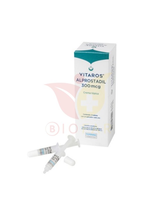 Vitaros Crema tópica 300 mcg X 2 aplicadores