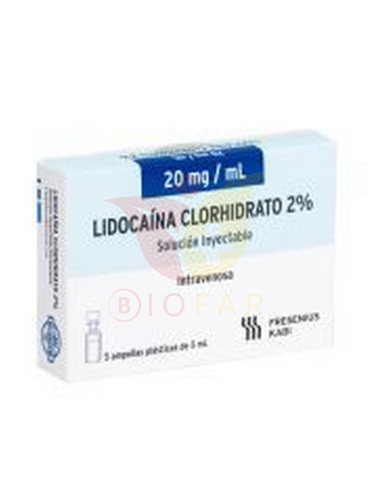 LIDOCAINA 2% AMP X5ML