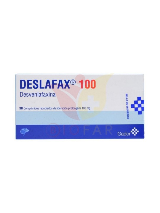 DESLAFAX 100MG X 30 COM