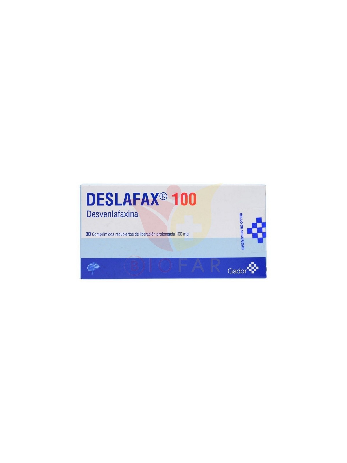 DESLAFAX 100MG X 30 COM