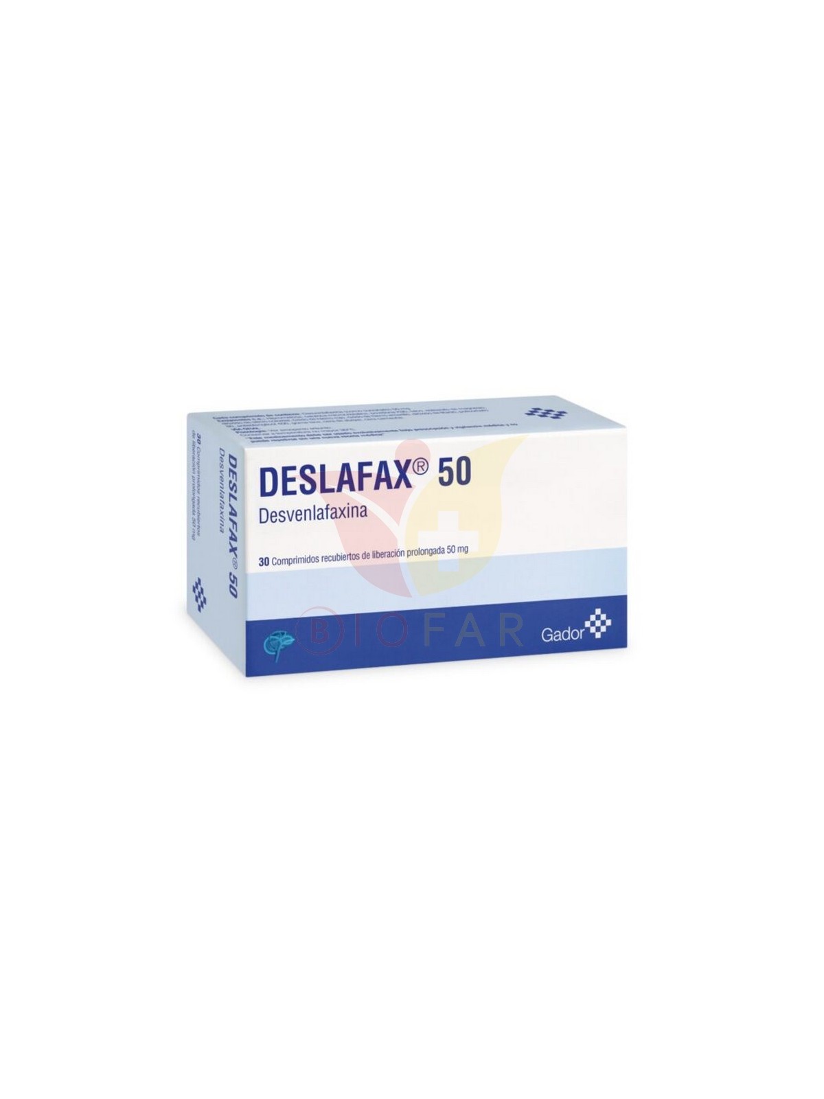 DESLAFAX 50MG X 30 COM