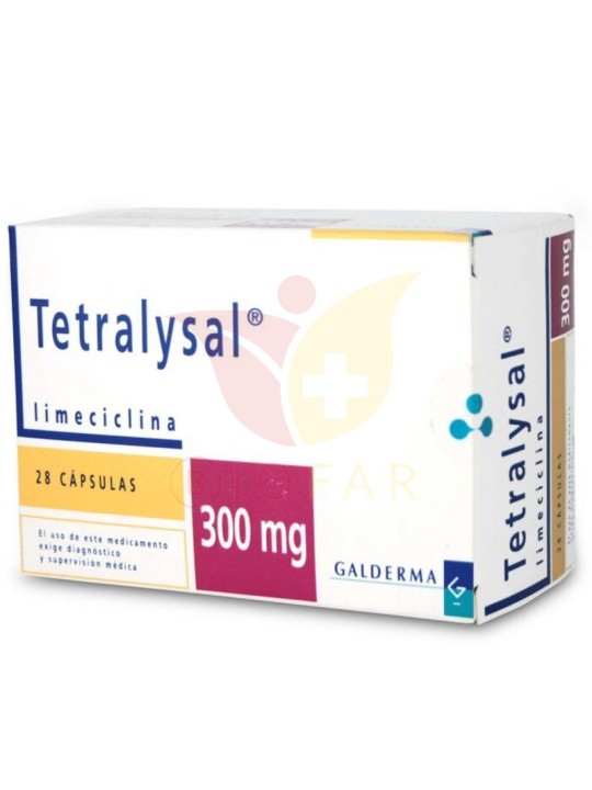 TETRALYSAL 300MG X 28 CAPSULAS