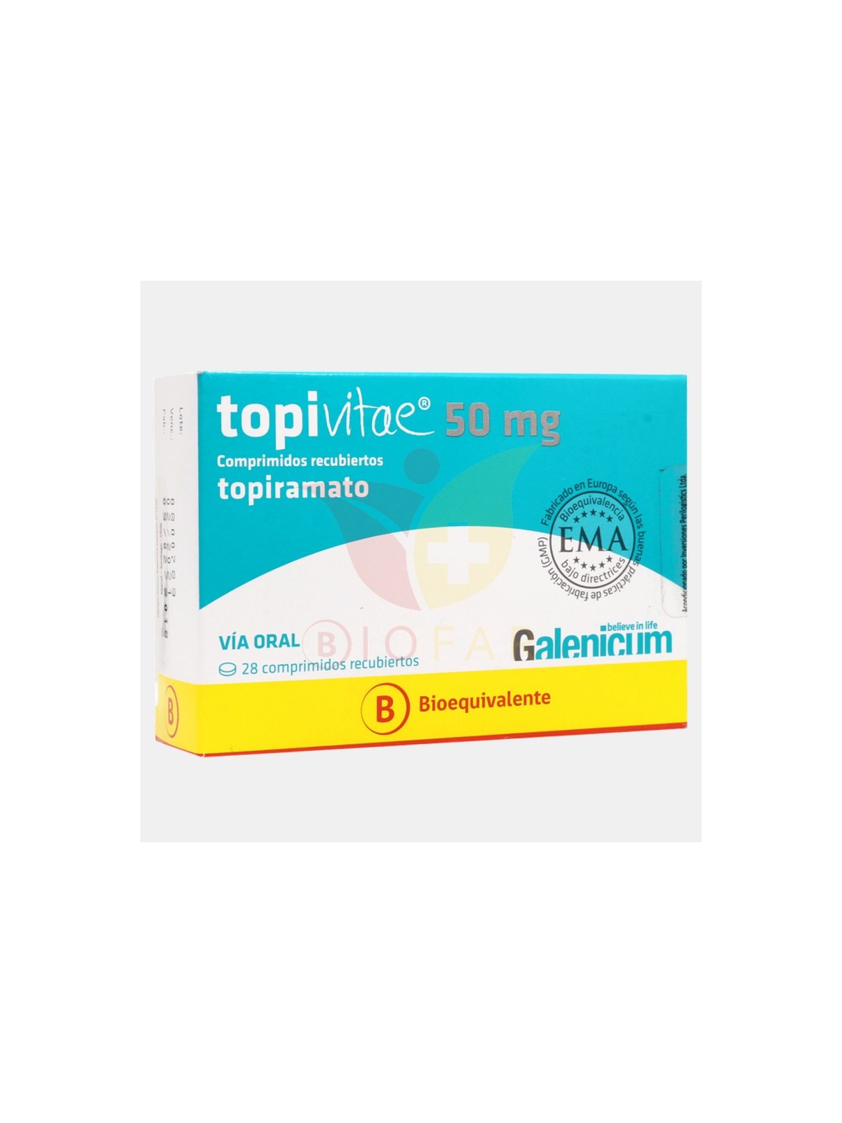 TOPIVITAE 50mg X 28 COM