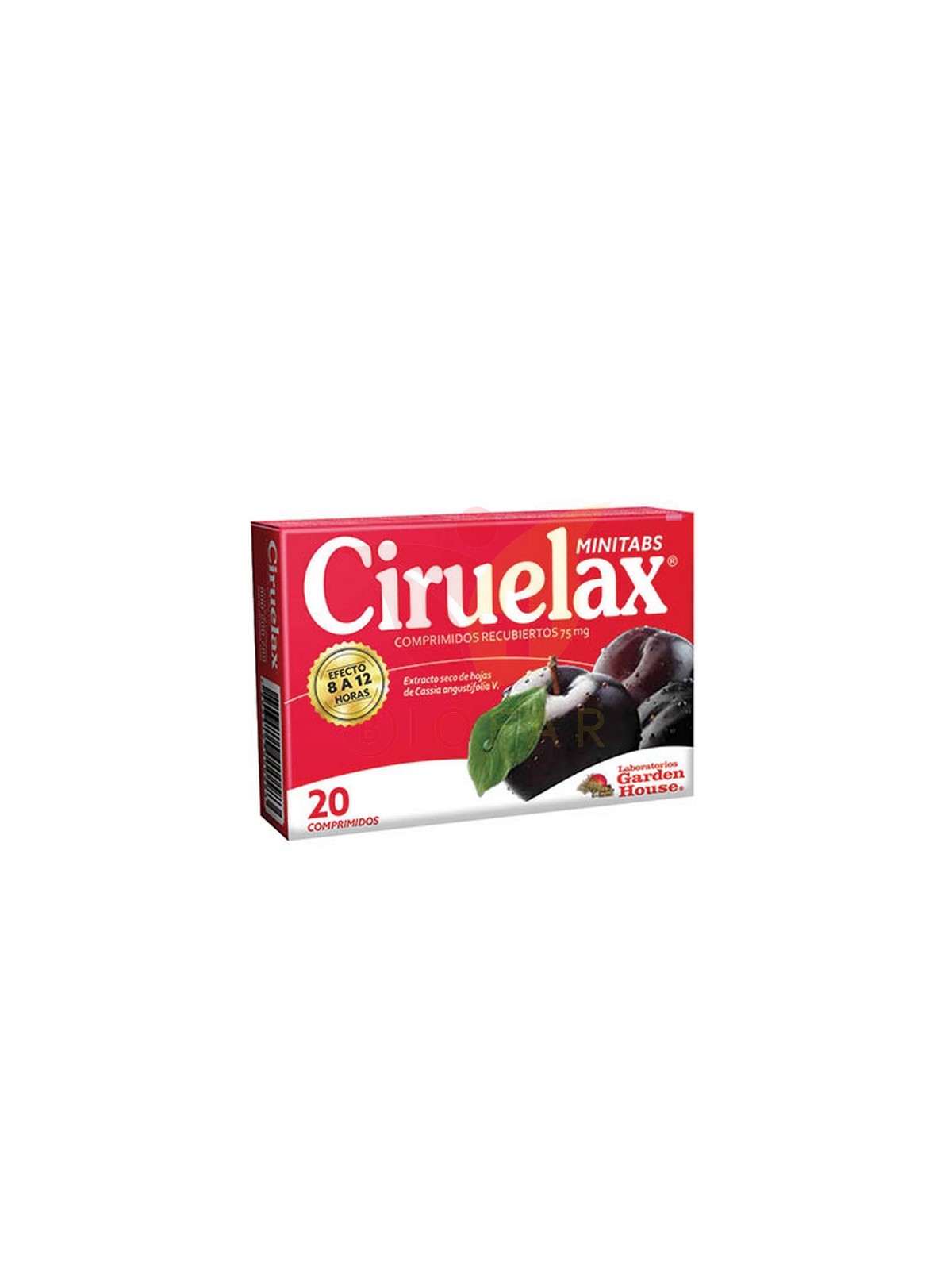 CIRUELAX MINTB.COM75MG.20