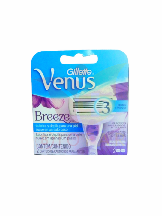 GILLETTE VENUS BREEZE MUJER CARTUCH.X2