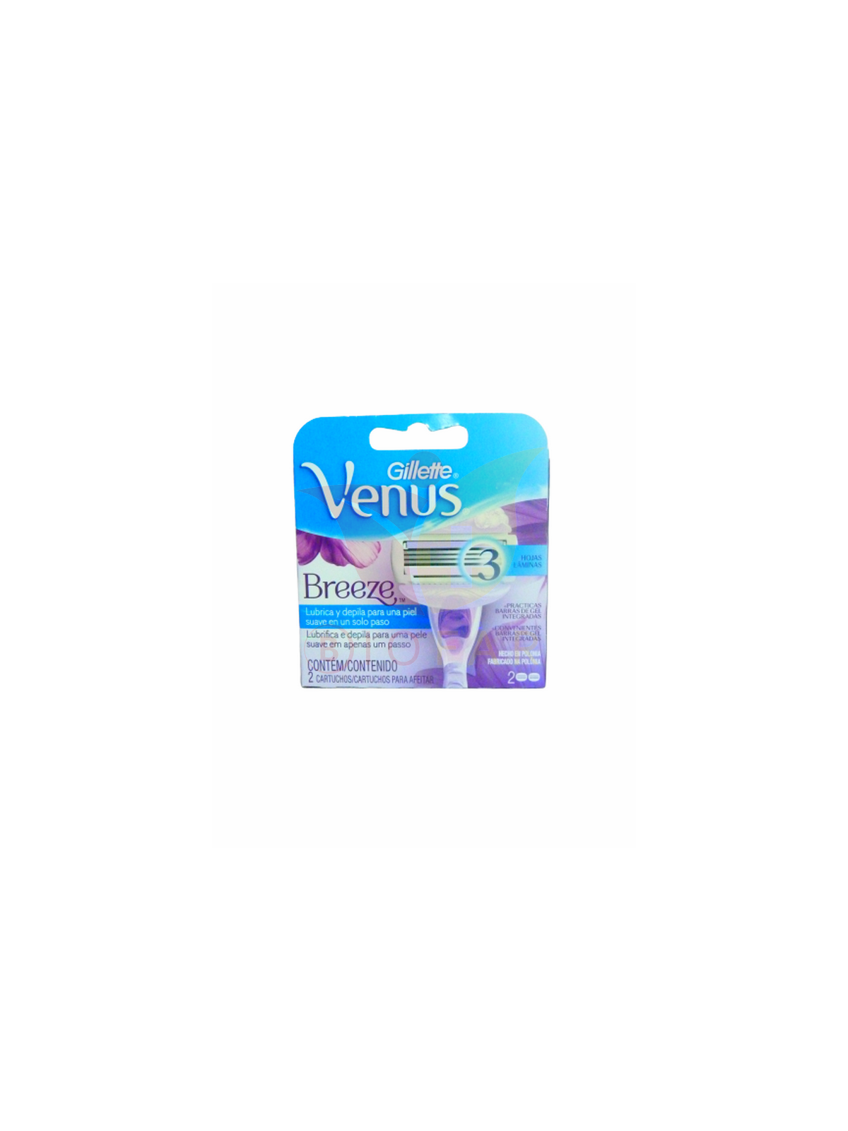 GILLETTE VENUS BREEZE MUJER CARTUCH.X2