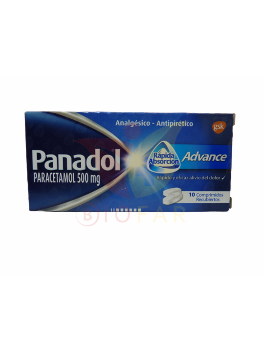 PANADOL 500mg ADVANCE X10COM.REC.