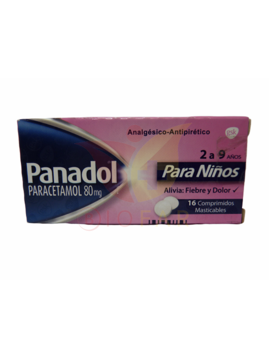 PANADOL PED.80mg X16COM.