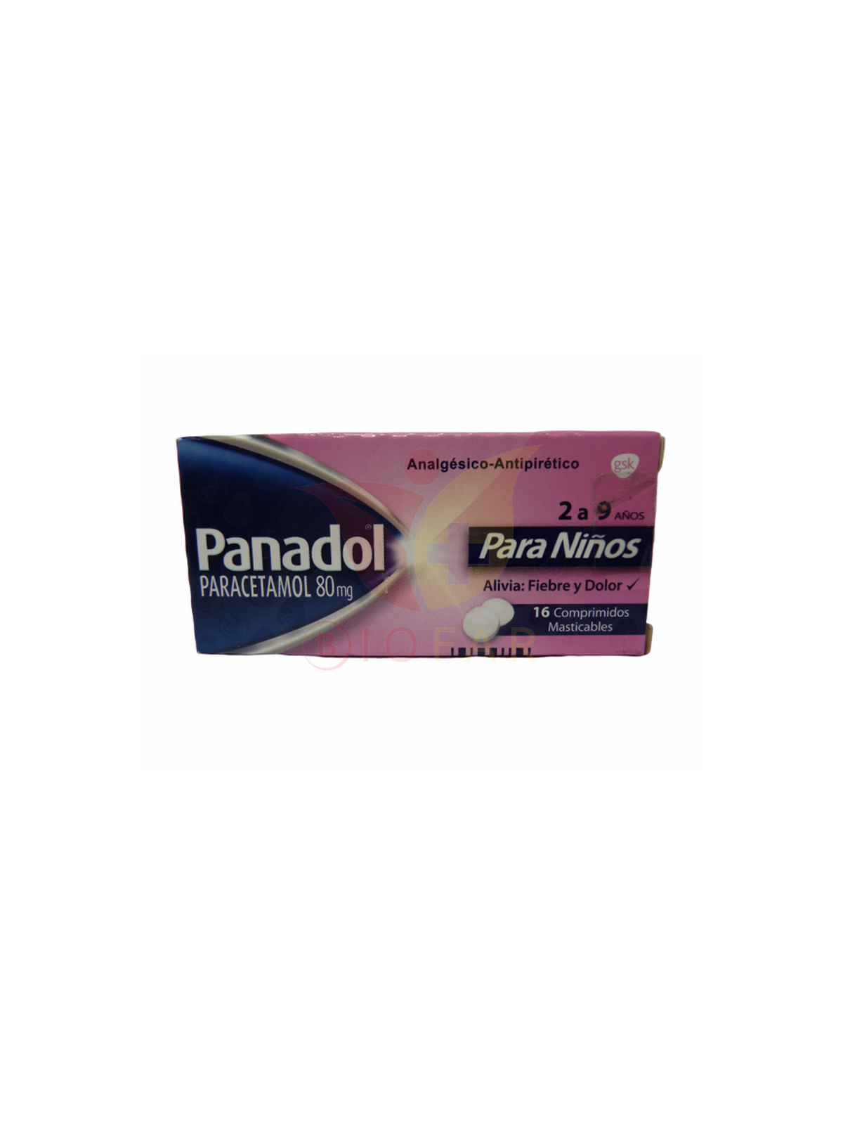 PANADOL PED.80mg X16COM.