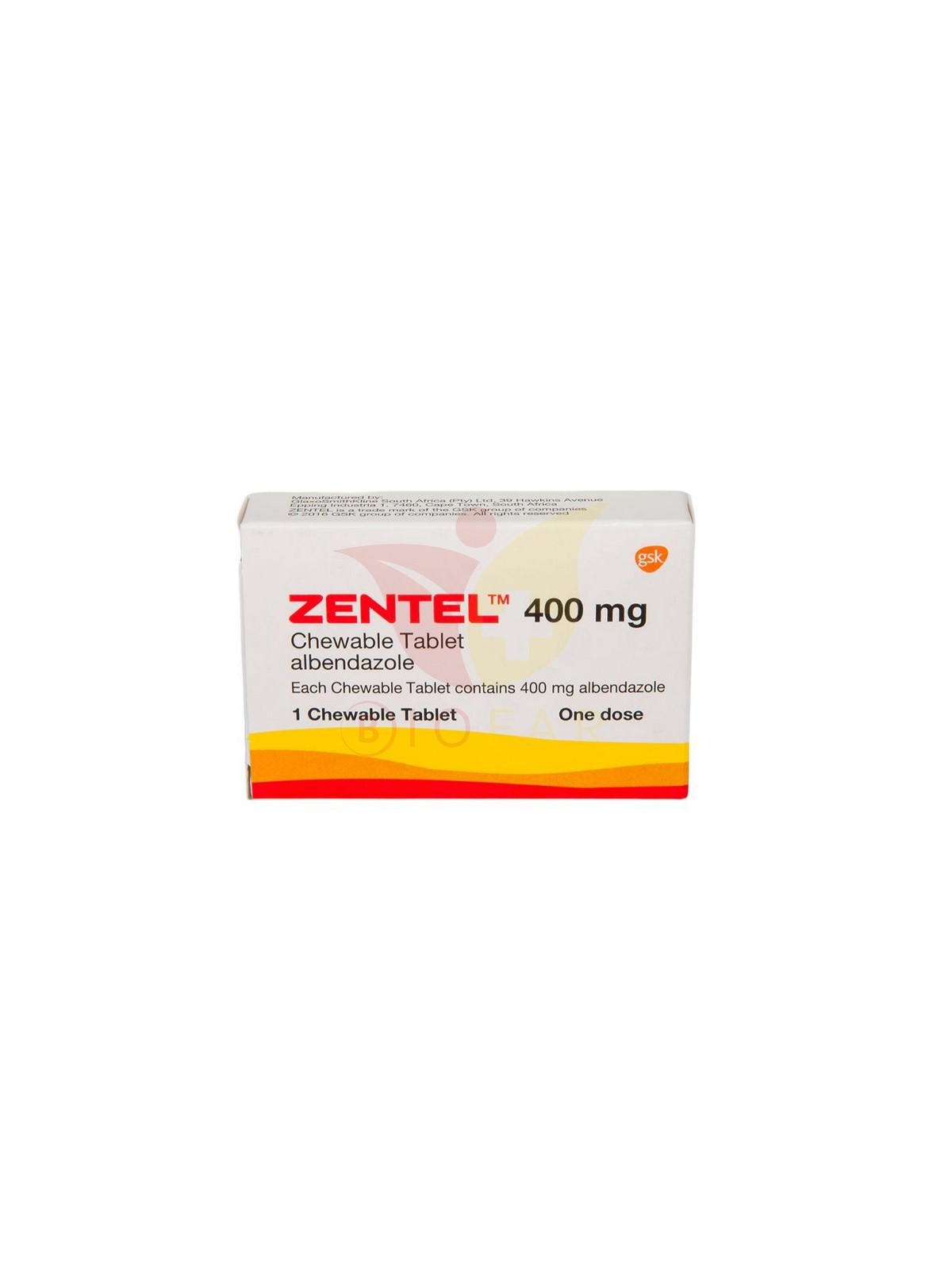 ZENTEL 400mg X3COM.