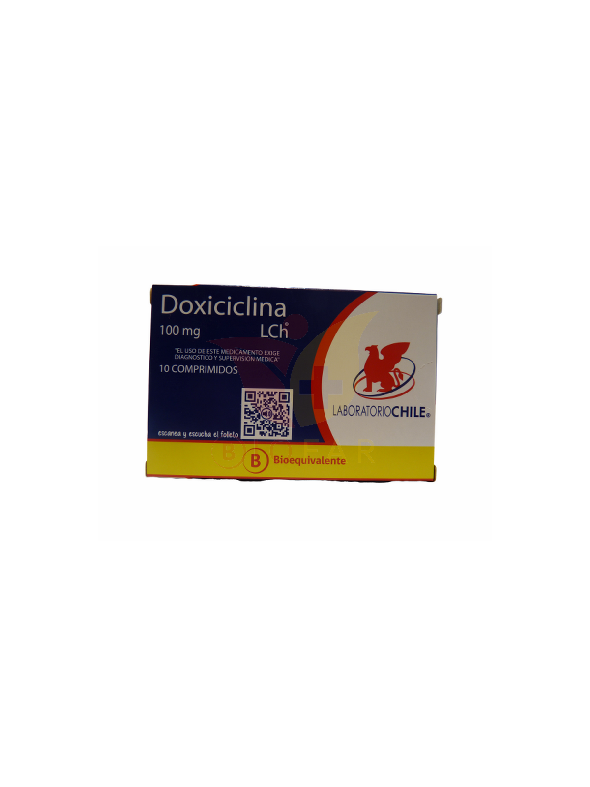 DOXICICLINA  100mg X10COM.