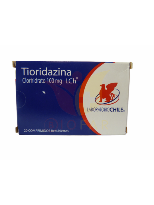 TIORIDAZINA 100mg X20COM.REC.