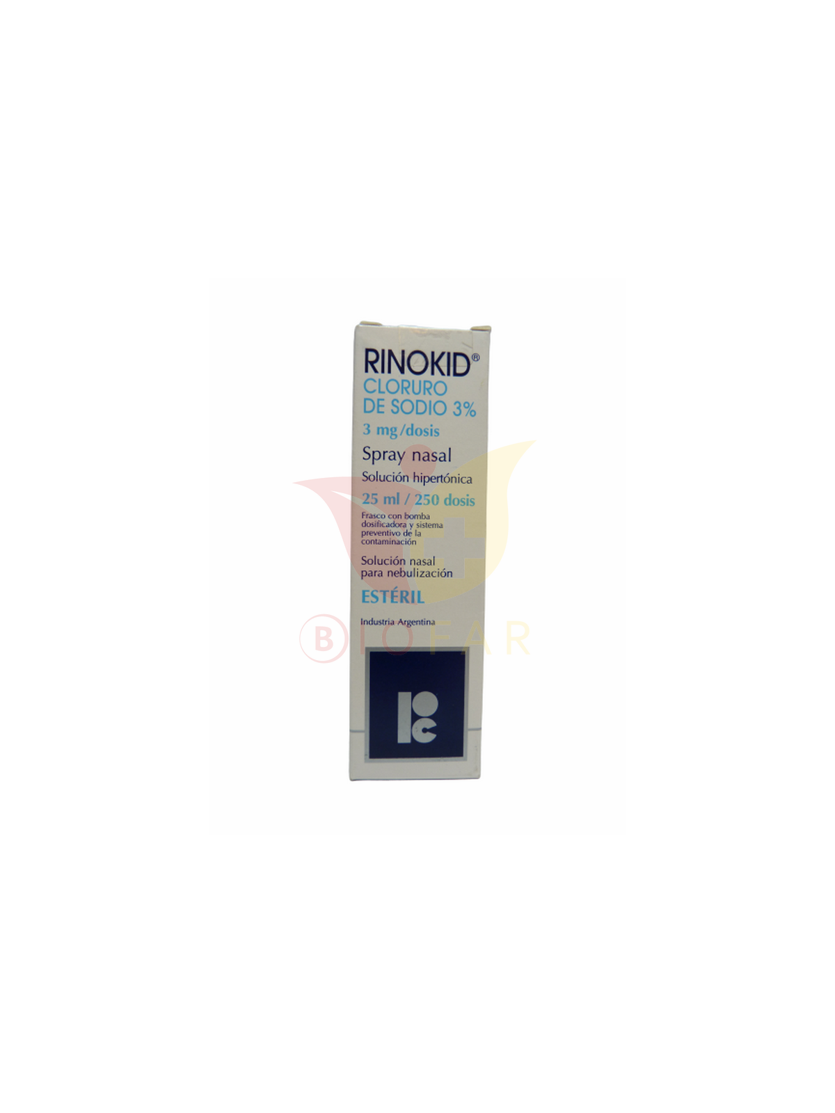 RINOKID 3% X 25ML 250 DOSIS