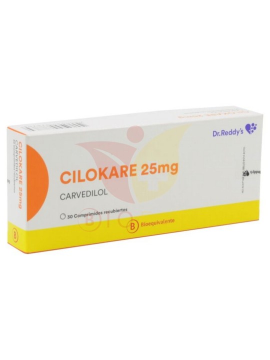 CILOKARE 25 MG / 30 COMP