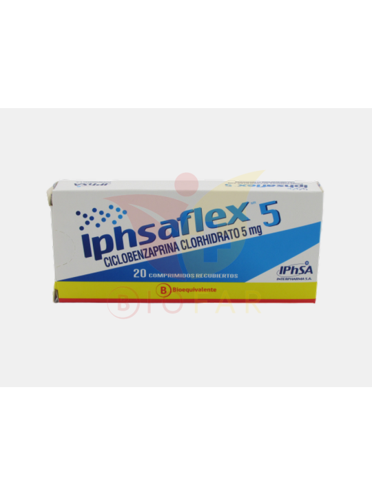 IPHSAFLEX  5mg X20COM.REC.