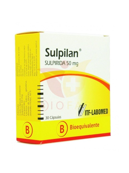 SULPILAN 50mg X30CAP.