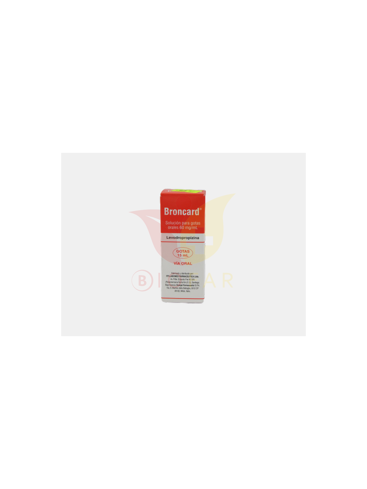 BRONCARD SOL.60MG/ML.15ML