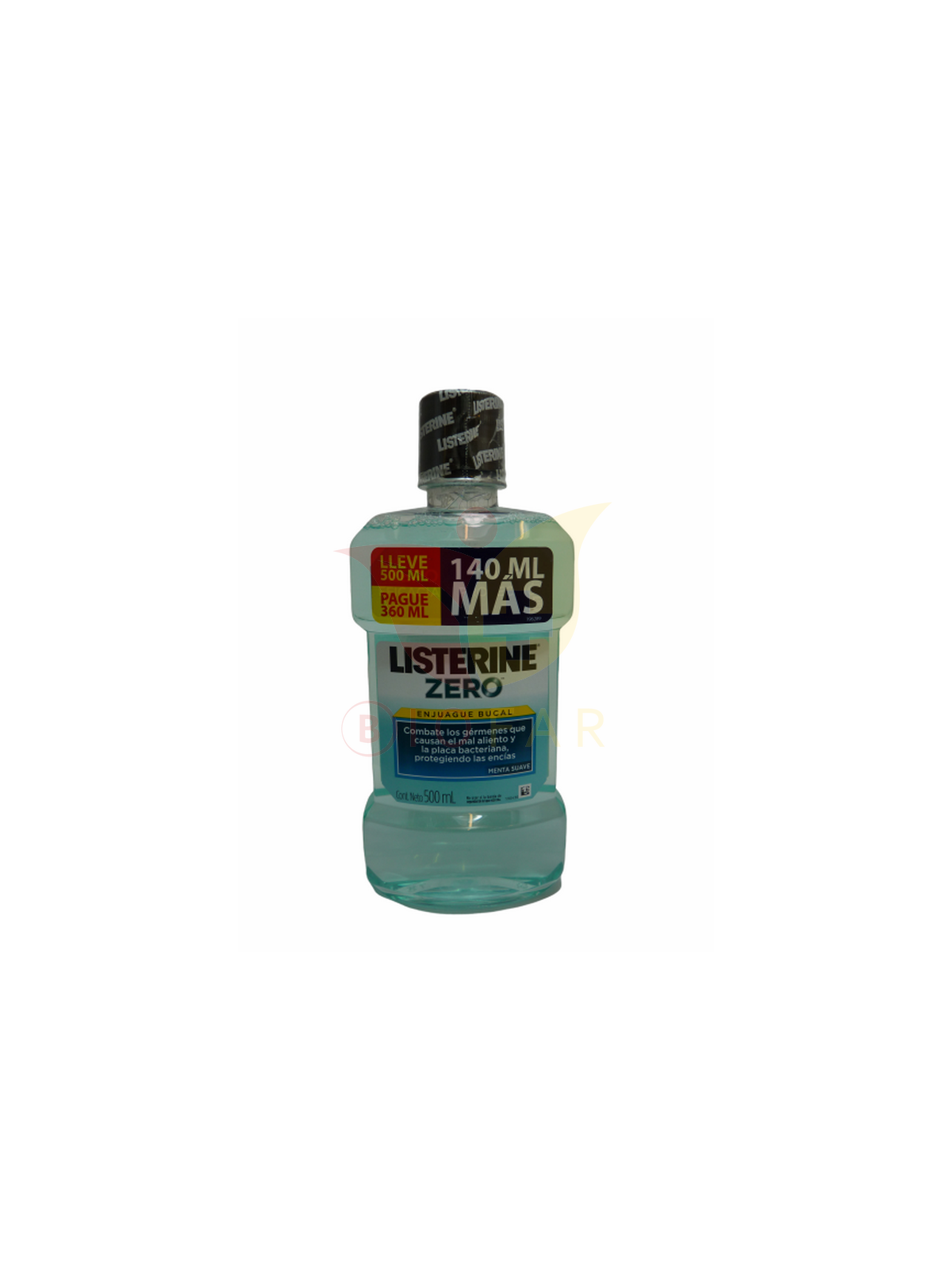 LISTERINE  ENJUAGUE BUCAL  ZERO (S/ALCOHOL) 500ML