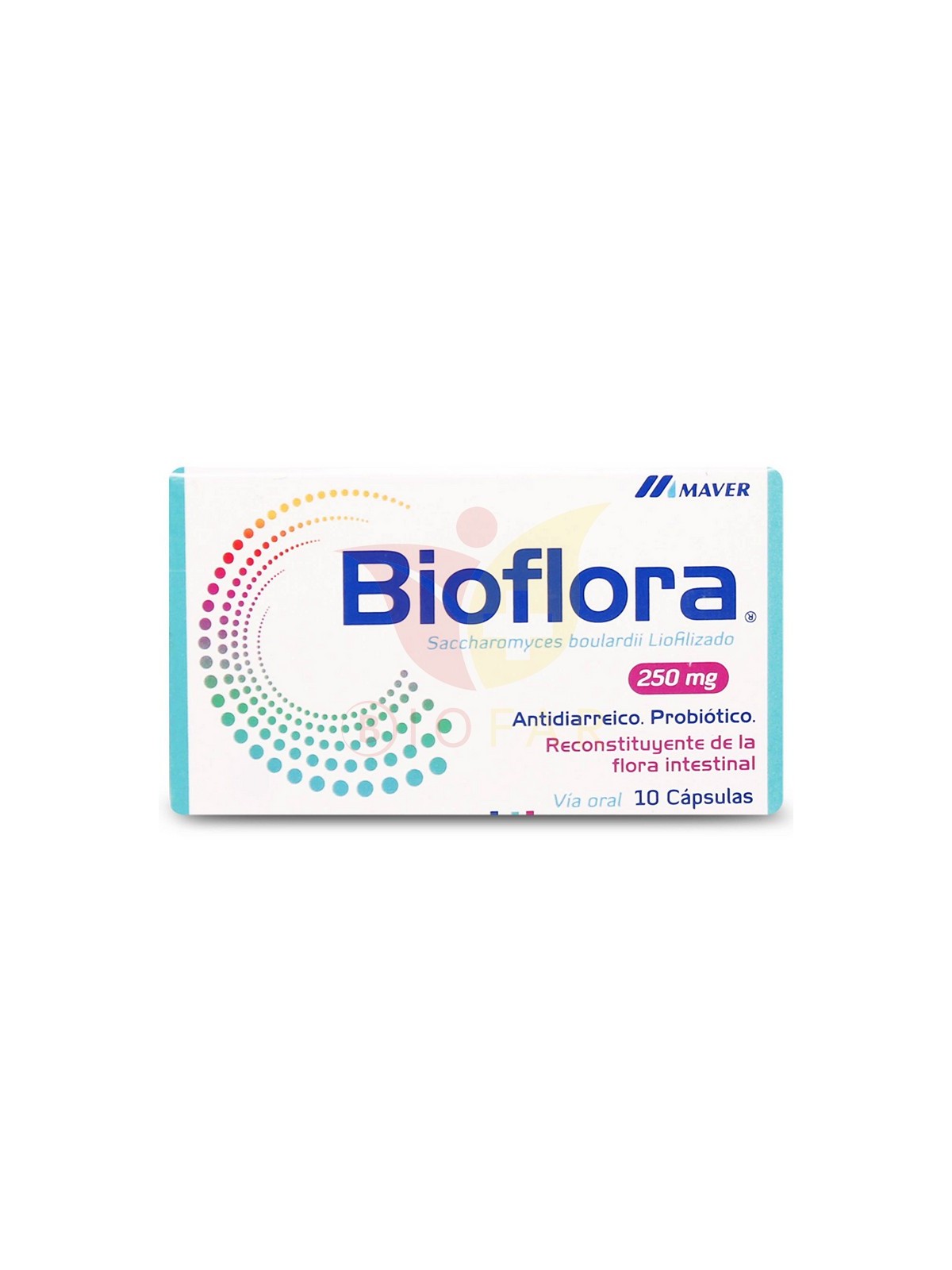 BIOFLORA CAP. 250MG.10