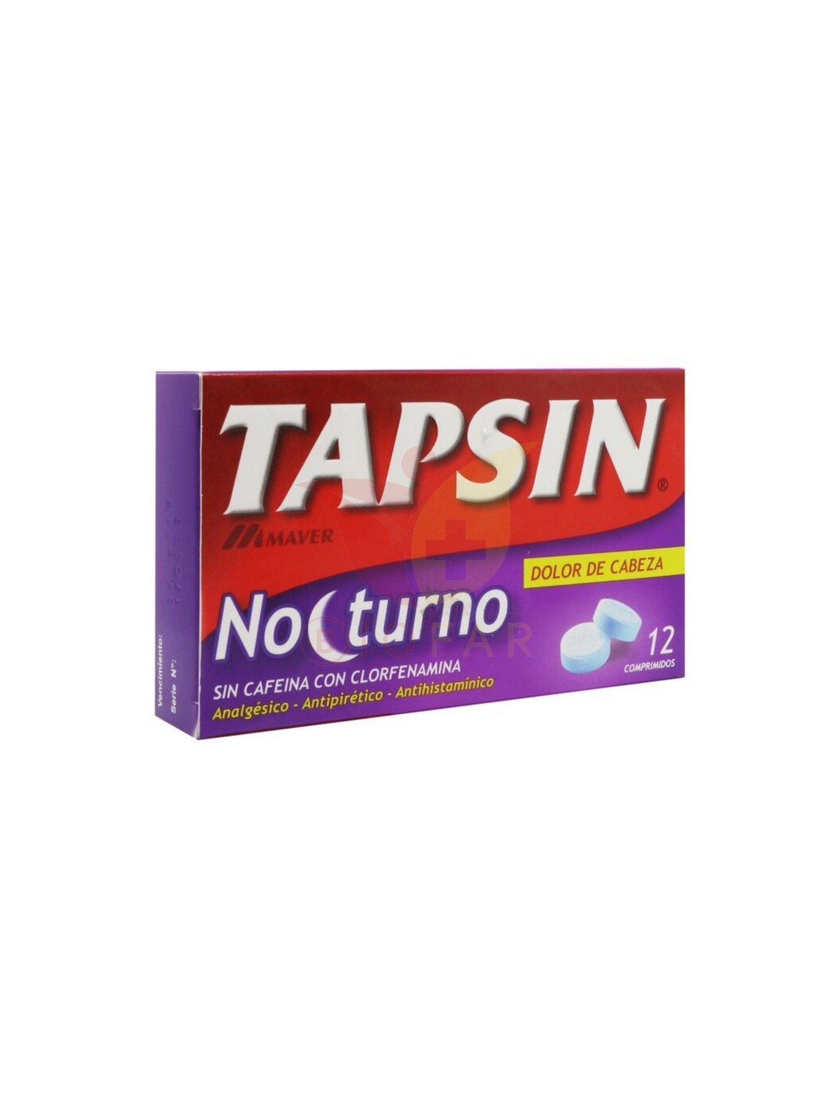 TAPSIN NOCTURNO X 12COM.