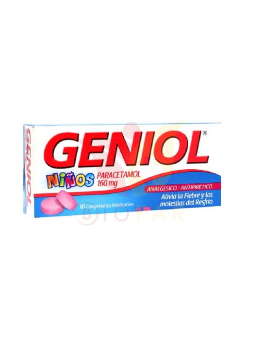 GESIDOL INFANTIL 160mg X16COM MAST