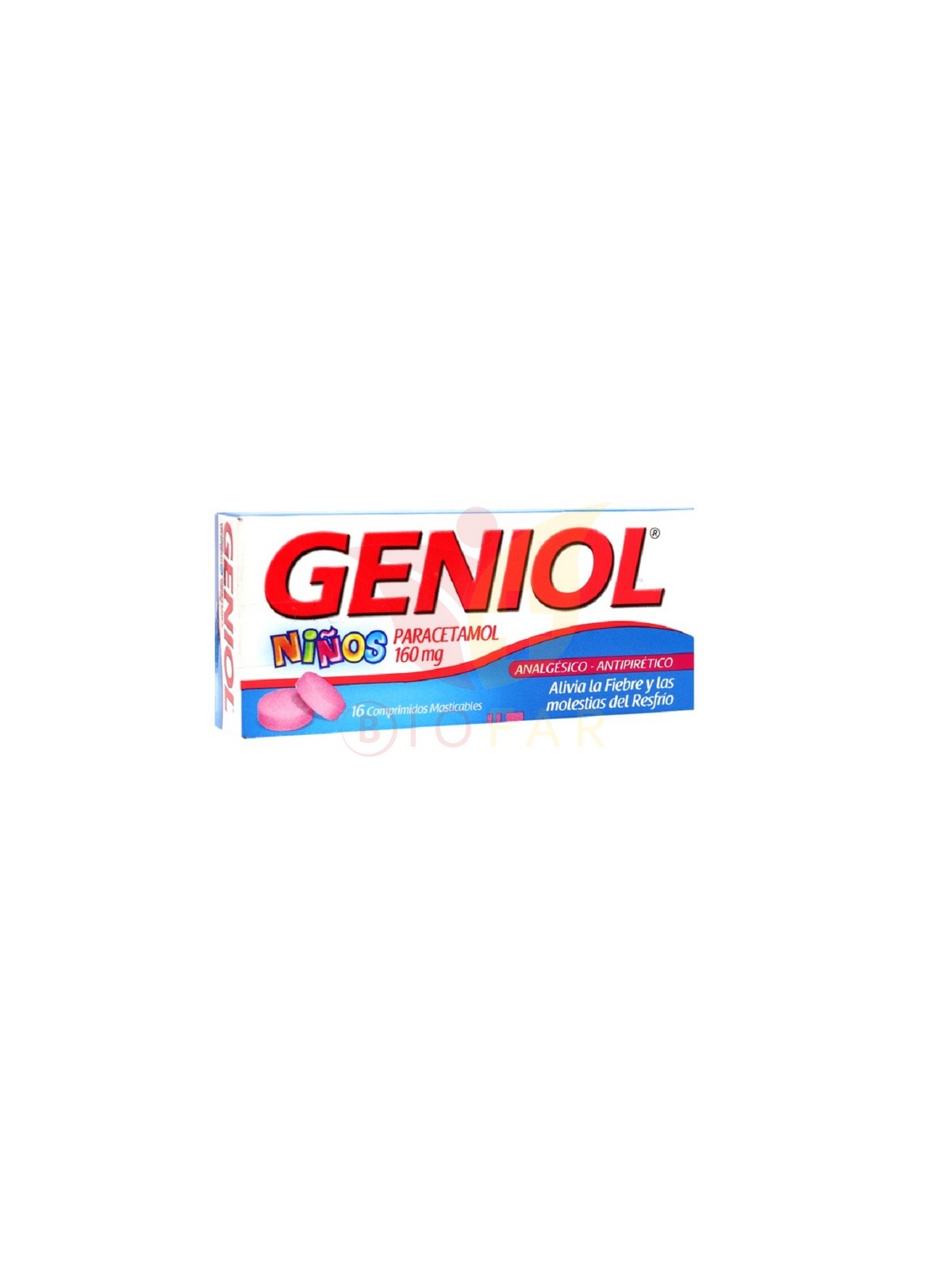 GESIDOL INFANTIL 160mg X16COM MAST