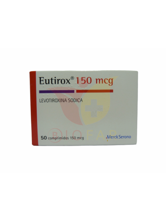 EUTIROX (R) 150mcg X50COM.