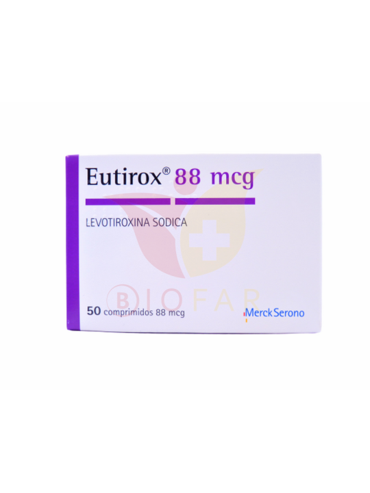 EUTIROX (R) 88mcg X50COM.