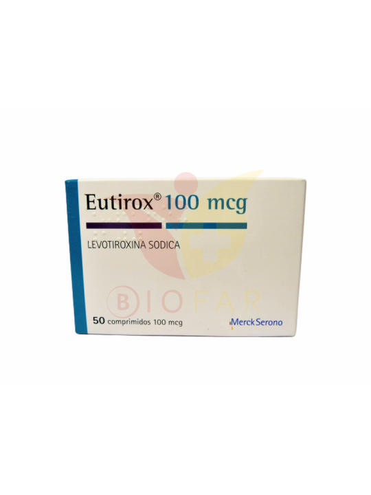 EUTIROX (R) 100mcg X50COM.