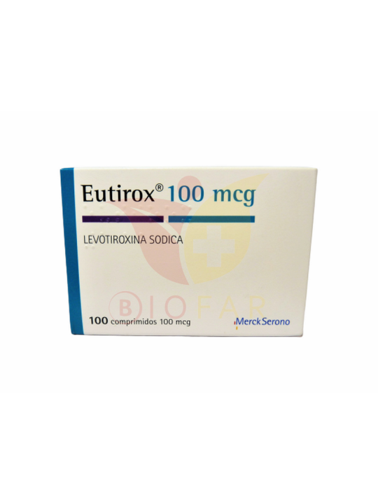 EUTIROX (R) 100mcg X100COM.