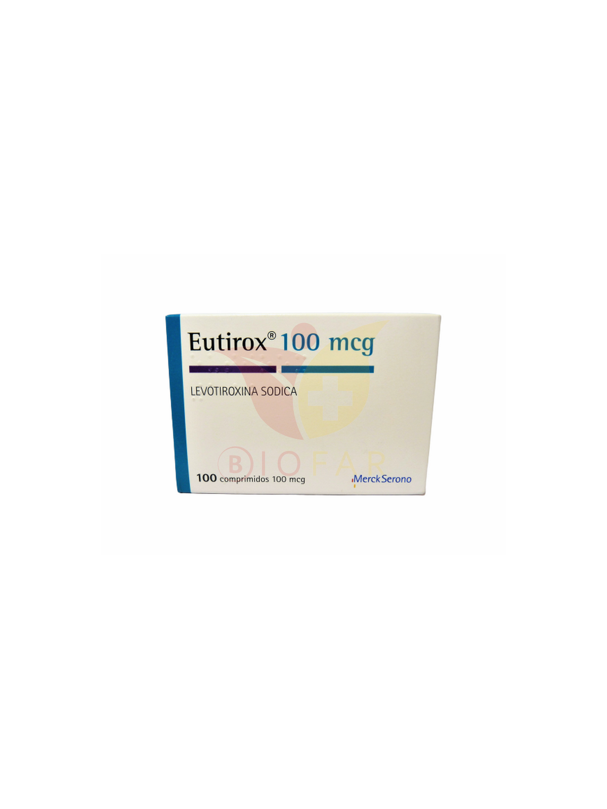 EUTIROX (R) 100mcg X100COM.