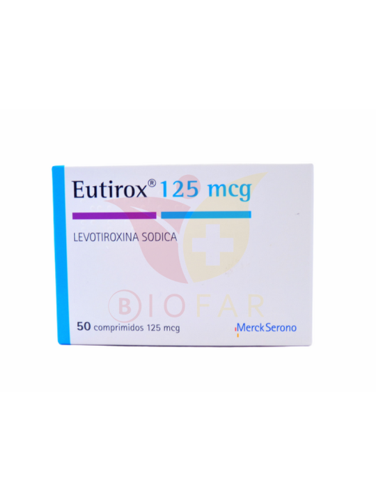 EUTIROX (R) 125mcg X50COM.