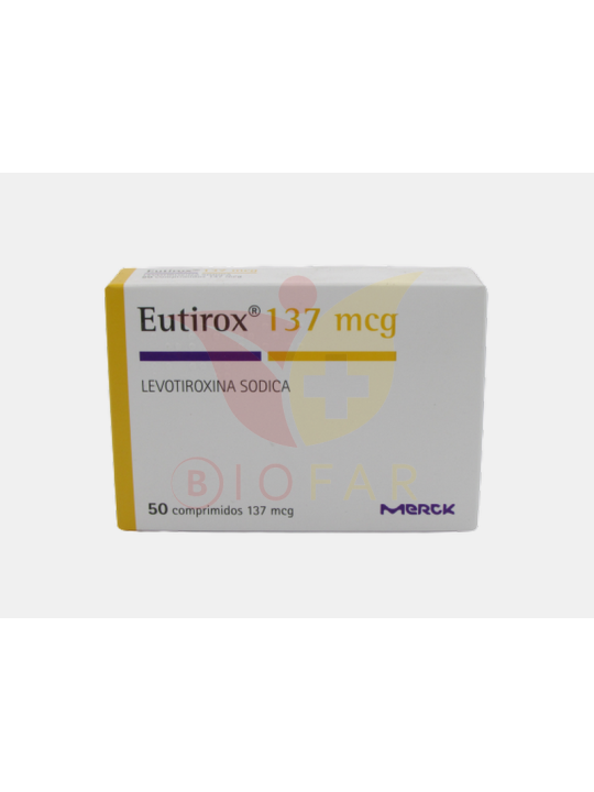 EUTIROX (R) 137mcg X50COM.