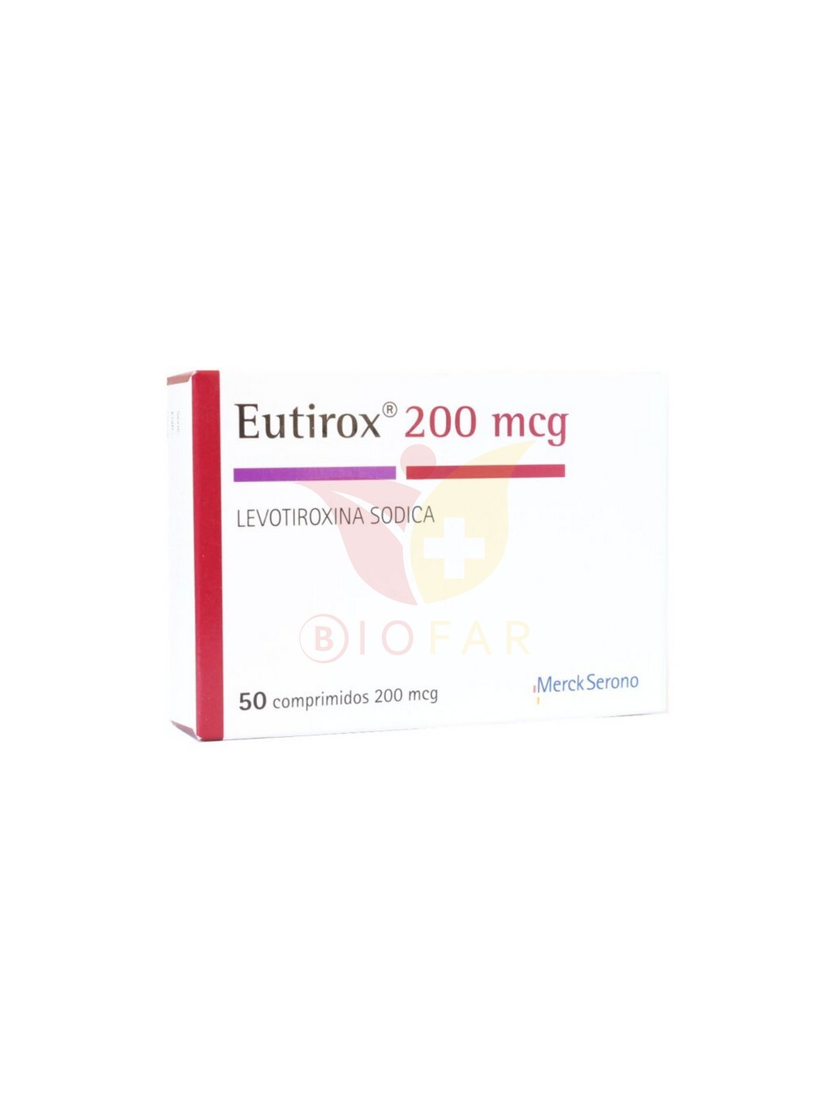 EUTIROX (R) 200mcg X50COM.