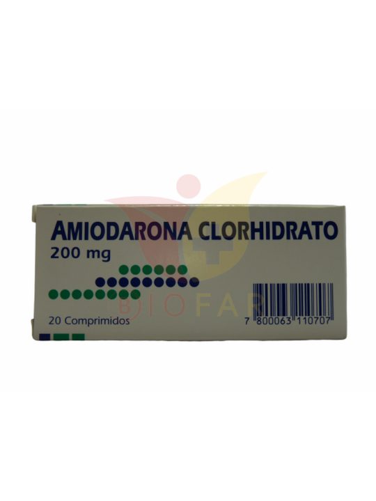 AMIODARONA 200mg X20COM.