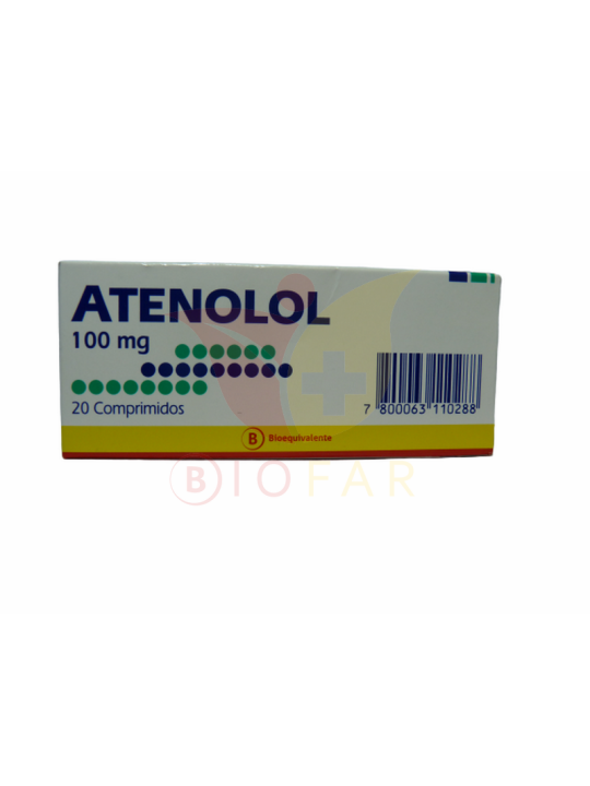 ATENOLOL 100mg X20CAP.