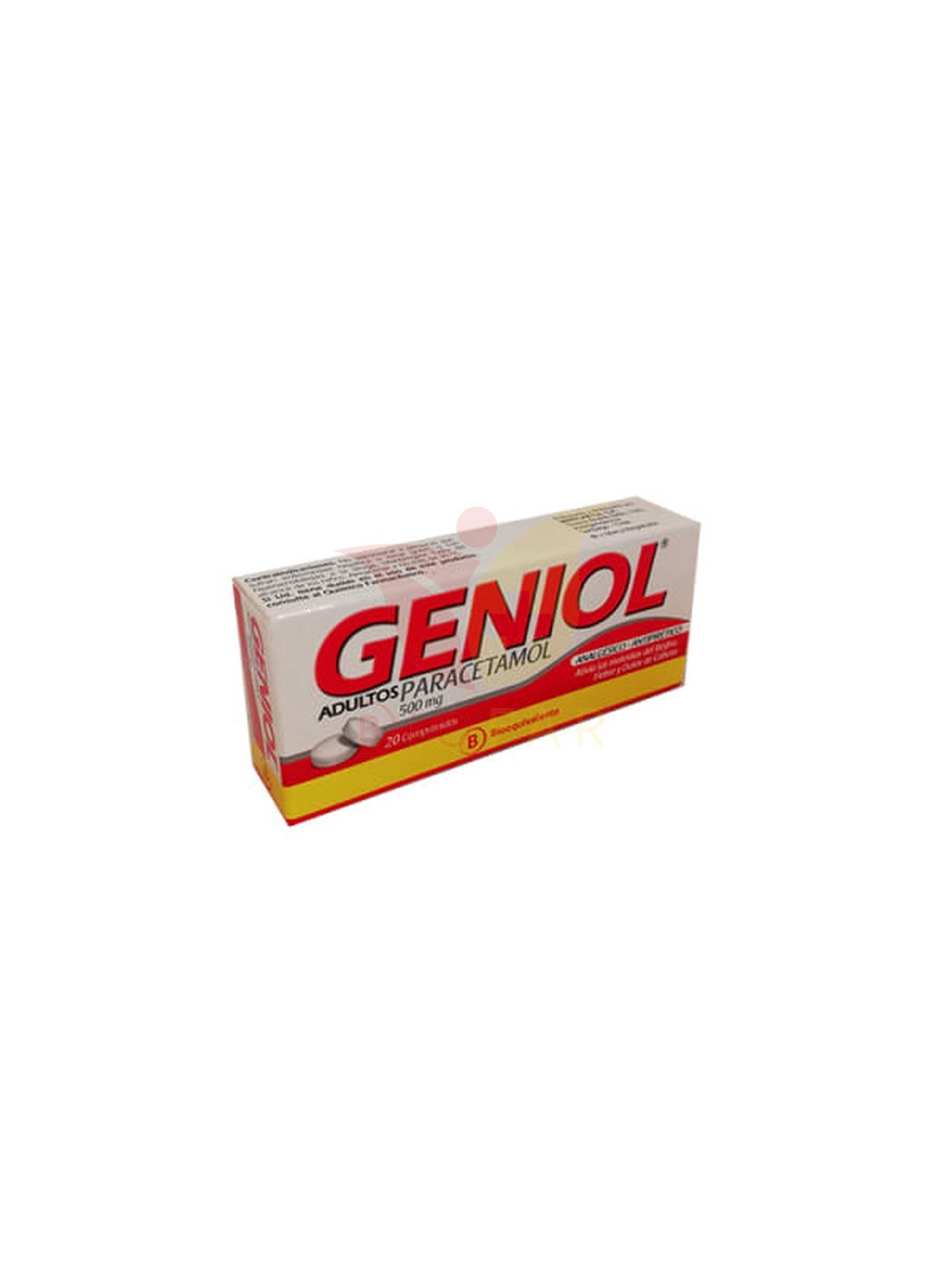 GENIOL  500mg X20COM.