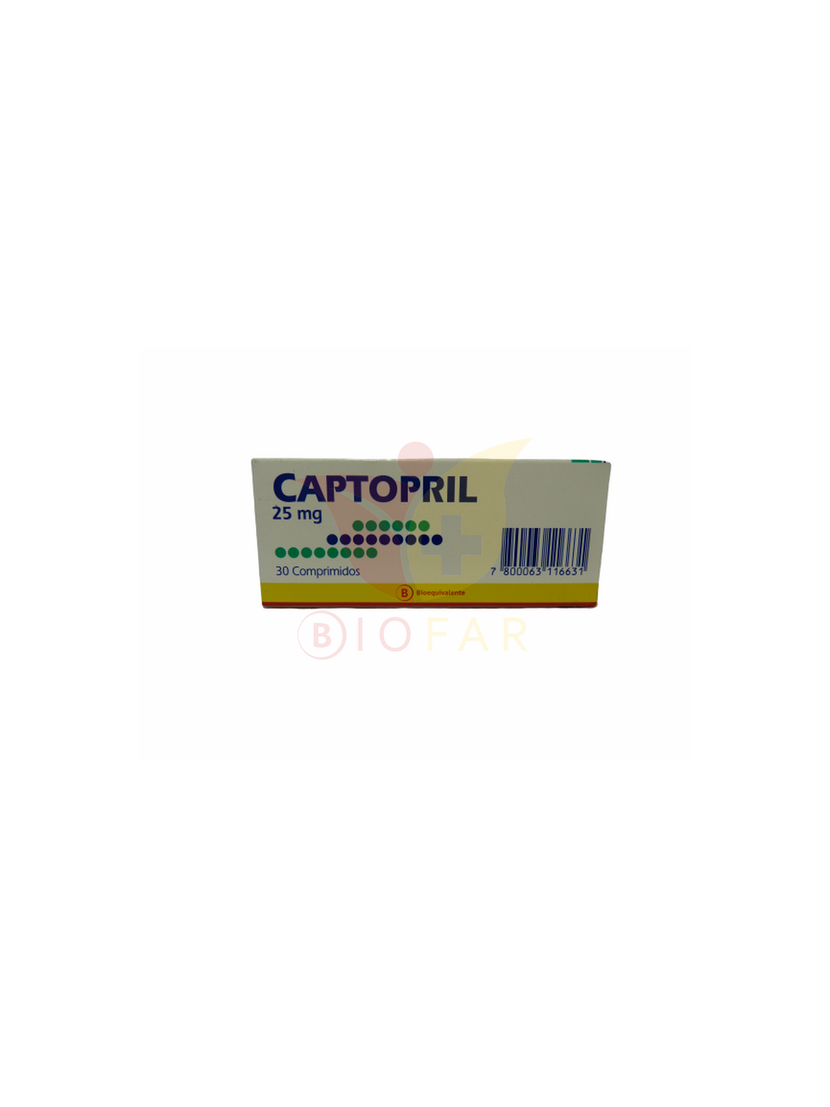 CAPTOPRIL 25mg X30COM.