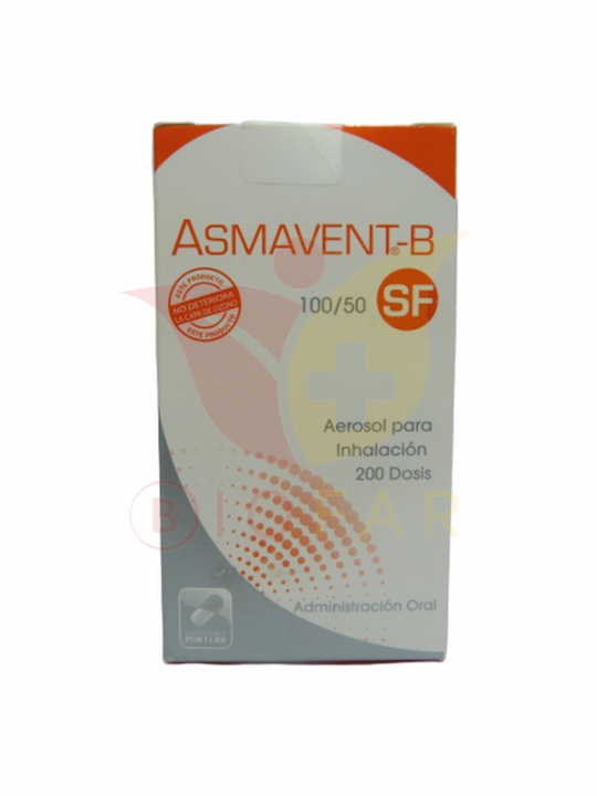 ASMAVENT-B SF 100/50 AEROSOL PARA INHALACIÓN 200DS