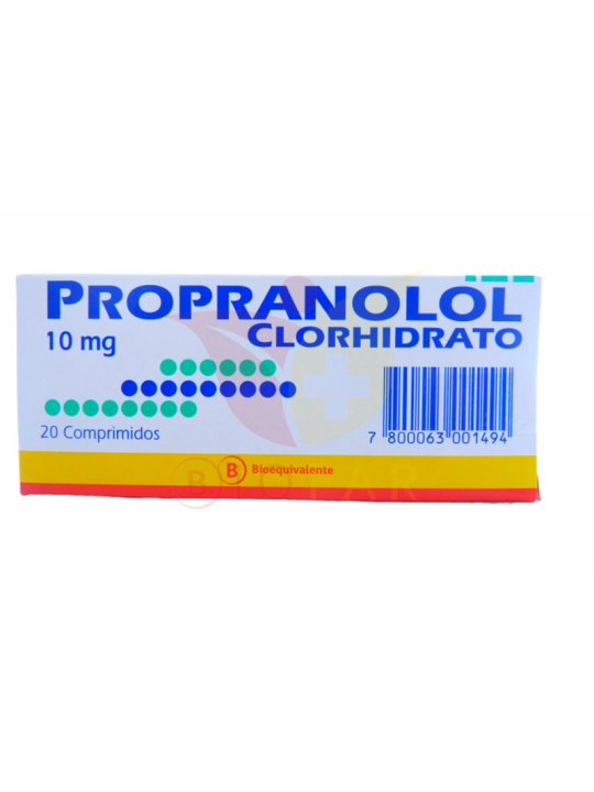 PROPRANOLOL 10mg X20COM.