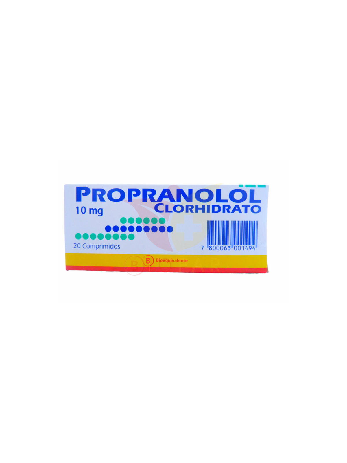 PROPRANOLOL 10mg X20COM.