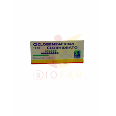 CICLOBENZAPRINA  10mg X20COM.