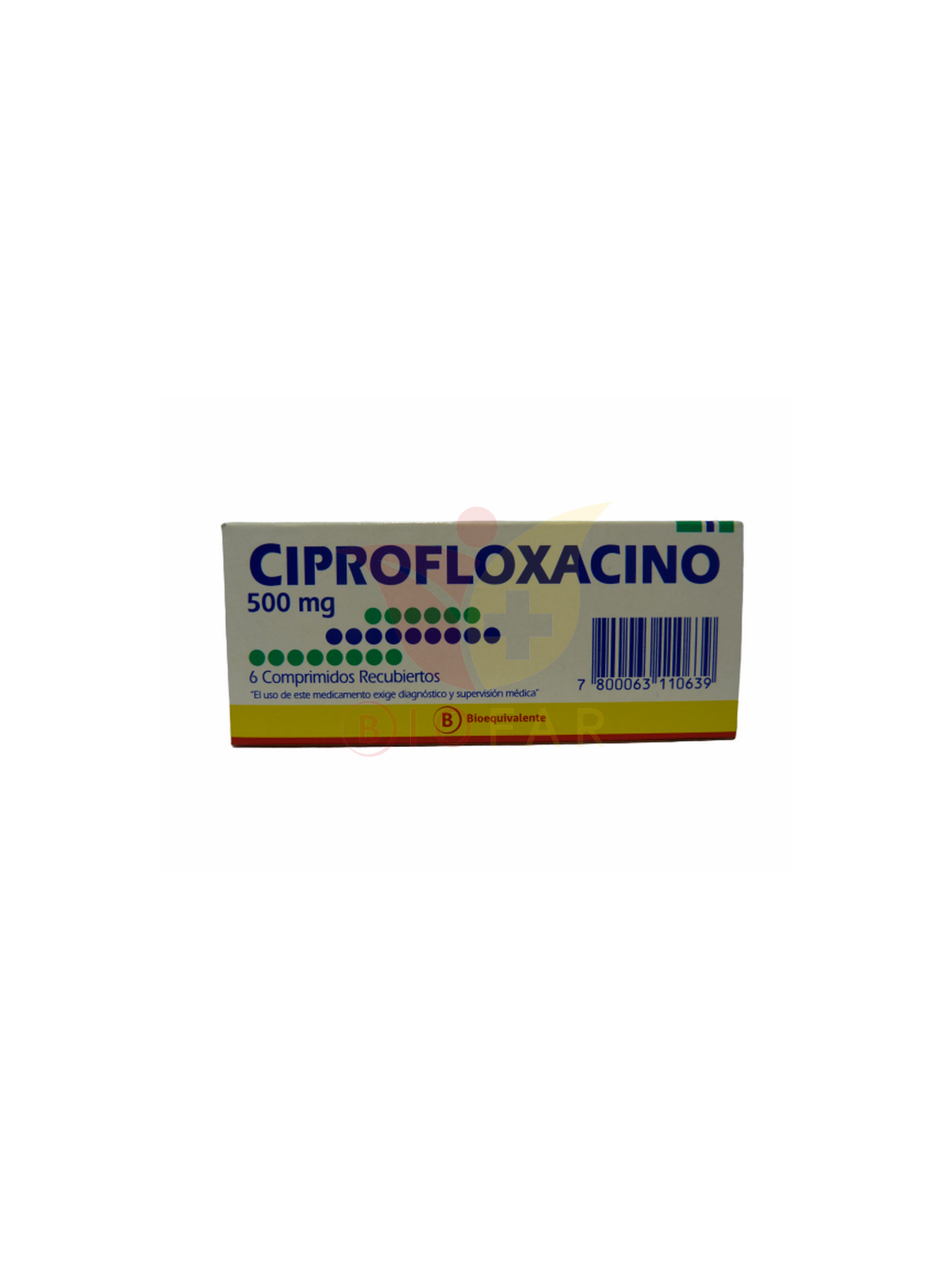 CIPROFLOXACINO  500mg X6COM.