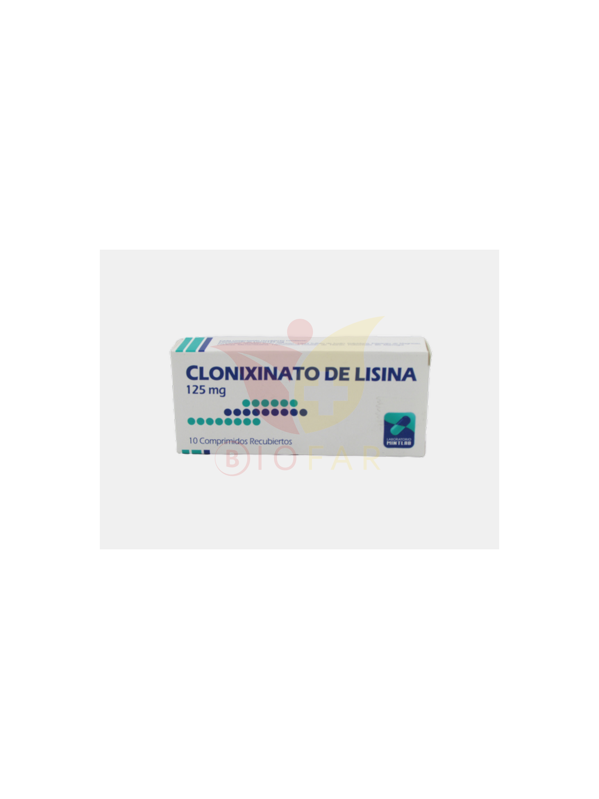 CLONIXINATO LISINA 125mg X10COM.