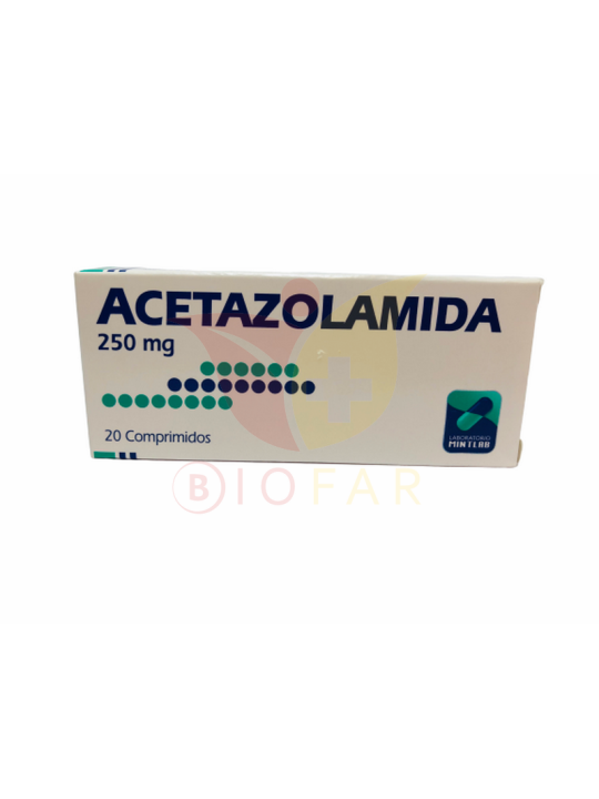 ACETAZOLAMIDA 250mg X20COM