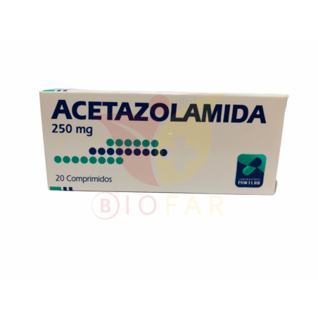 ACETAZOLAMIDA 250mg X20COM