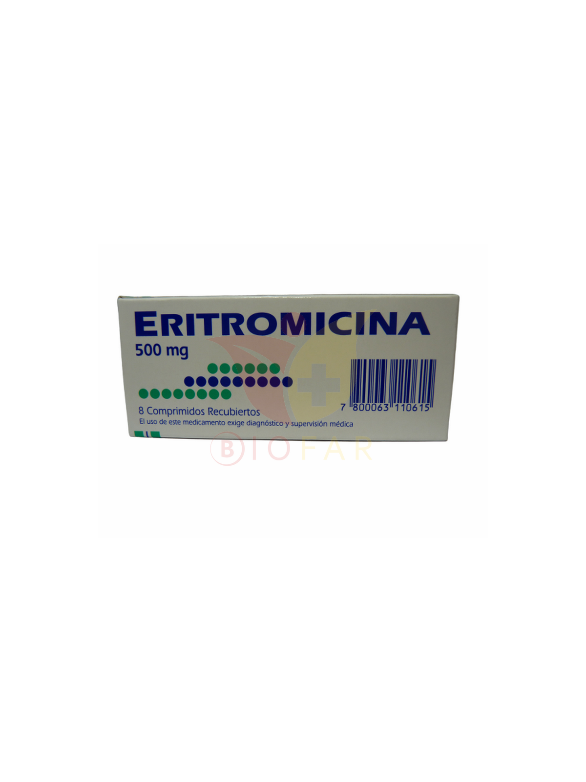 ERITROMICINA 500mg X8COM.