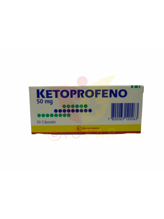 KETOPROFENO  50mg X20CAP