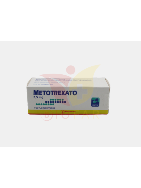 METOTREXATO 2,5mg X 100COM